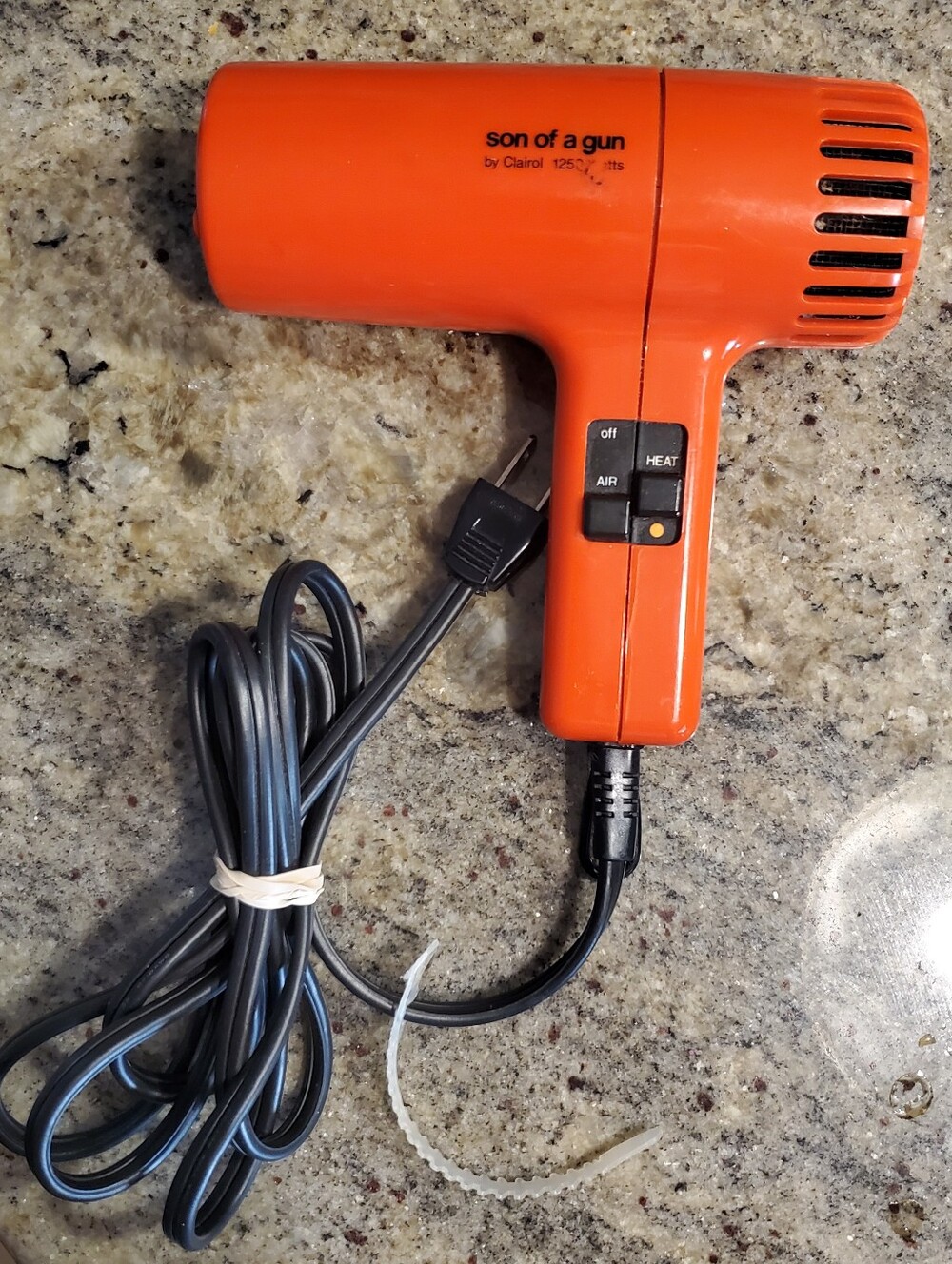 Vintage! SON OF A GUN 1970’s/80’s Hairdryer
